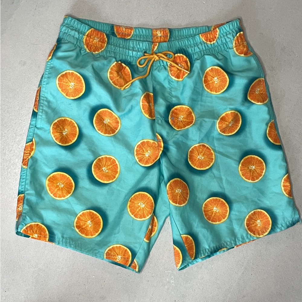 Orange Slice Swim Trunks